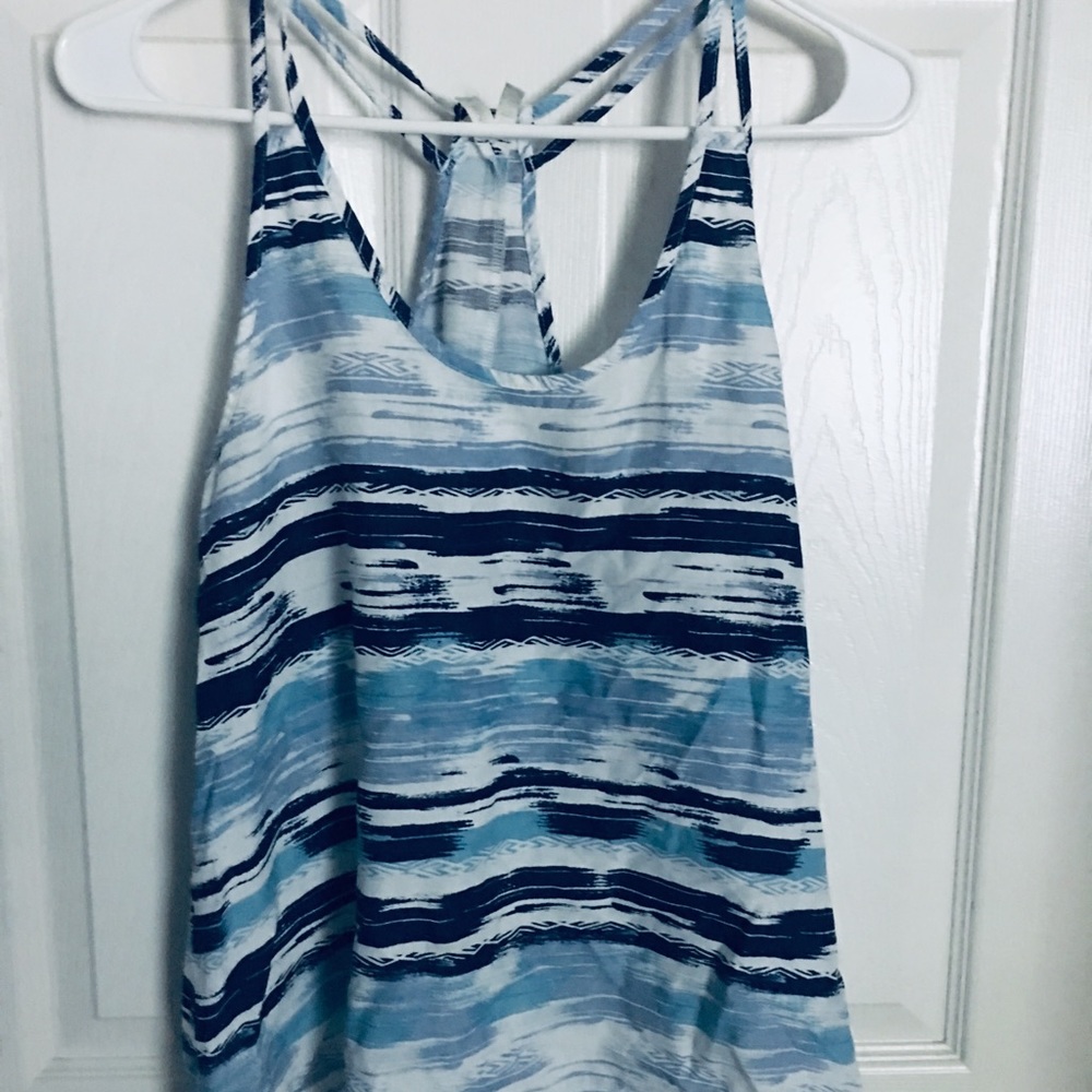 Multicolored Blue -Razor back tank🌊